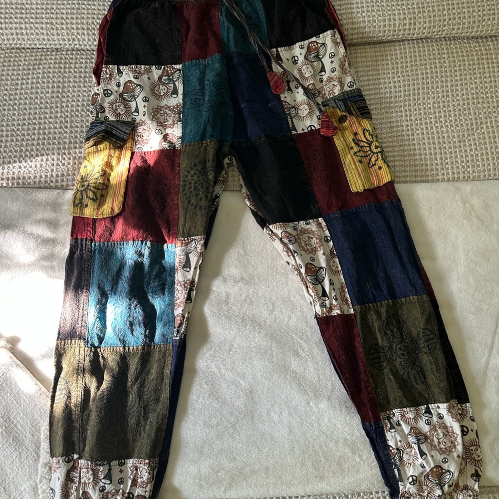 Rising International Multicolor Patchwork Pants